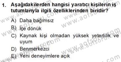 Reklamda Yaratıcılık ve Yazarlık Dersi 2013 - 2014 Yılı (Final) Dönem Sonu Sınav Soruları 1. Soru