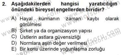 Reklamda Yaratıcılık ve Yazarlık Dersi 2014 - 2015 Yılı (Vize) Ara Sınav Soruları 2. Soru