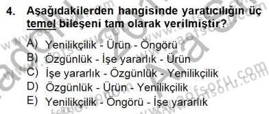 Reklamda Yaratıcılık ve Yazarlık Dersi 2014 - 2015 Yılı (Vize) Ara Sınav Soruları 4. Soru