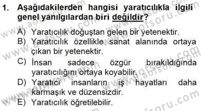 Reklamda Yaratıcılık ve Yazarlık Dersi 2014 - 2015 Yılı (Final) Dönem Sonu Sınav Soruları 1. Soru