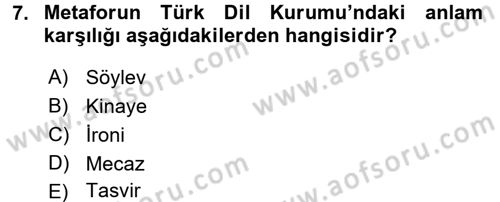 Reklamda Yaratıcılık ve Yazarlık Dersi 2016 - 2017 Yılı 3 Ders Sınav Soruları 7. Soru