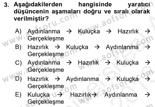 Reklamda Yaratıcılık ve Yazarlık Dersi 2017 - 2018 Yılı (Final) Dönem Sonu Sınav Soruları 3. Soru