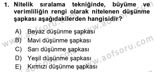 Reklamda Yaratıcılık ve Yazarlık Dersi 2018 - 2019 Yılı Yaz Okulu Sınav Soruları 1. Soru