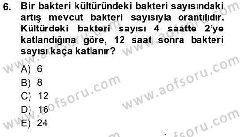 Matematik 2 Dersi 2013 - 2014 Yılı (Vize) Ara Sınav Soruları 6. Soru