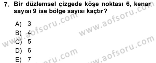 Matematik 2 Dersi 2016 - 2017 Yılı (Final) Dönem Sonu Sınav Soruları 7. Soru