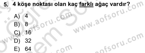 Matematik 2 Dersi 2024 - 2025 Yılı (Final) Dönem Sonu Sınav Soruları 5. Soru