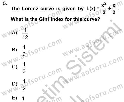 Mathematics 2 Dersi 2018 - 2019 Yılı Yaz Okulu Sınav Soruları 5. Soru