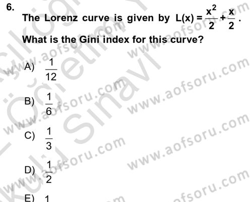 Mathematics 2 Dersi 2021 - 2022 Yılı Yaz Okulu Sınav Soruları 6. Soru