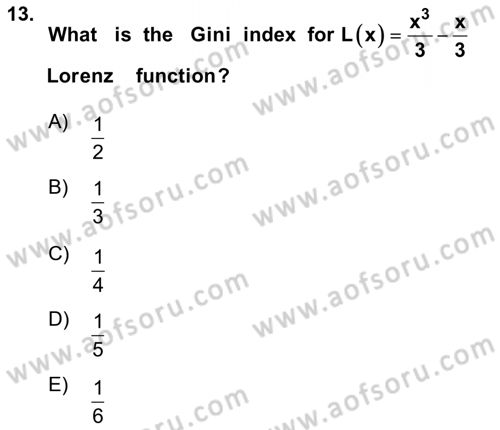 Mathematics 2 Dersi 2024 - 2025 Yılı (Vize) Ara Sınav Soruları 13. Soru