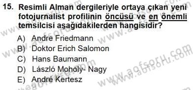 Haberciliğin Temel Kavramları Dersi 2012 - 2013 Yılı (Final) Dönem Sonu Sınav Soruları 15. Soru