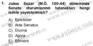Haberciliğin Temel Kavramları Dersi Ara Sınavı Deneme Sınav Soruları 1. Soru