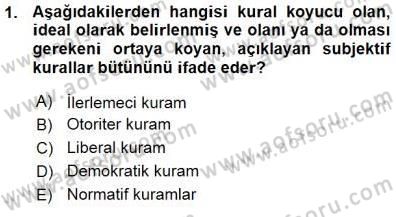 Haberciliğin Temel Kavramları Dersi Ara Sınavı Deneme Sınav Soruları 1. Soru