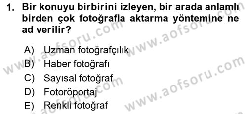 Haberciliğin Temel Kavramları Dersi 2018 - 2019 Yılı 3 Ders Sınav Soruları 1. Soru