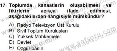Haber Toplama Teknikleri Dersi 2013 - 2014 Yılı (Final) Dönem Sonu Sınav Soruları 17. Soru