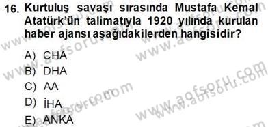 Haber Toplama Teknikleri Dersi 2014 - 2015 Yılı (Final) Dönem Sonu Sınav Soruları 16. Soru