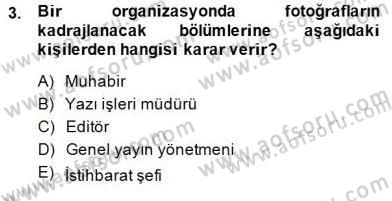 Haber Toplama Teknikleri Dersi 2014 - 2015 Yılı (Final) Dönem Sonu Sınav Soruları 3. Soru