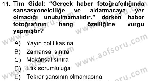 Haber Toplama Teknikleri Dersi 2017 - 2018 Yılı (Final) Dönem Sonu Sınav Soruları 11. Soru