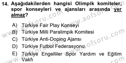 Haber Toplama Teknikleri Dersi 2023 - 2024 Yılı Yaz Okulu Sınav Soruları 14. Soru