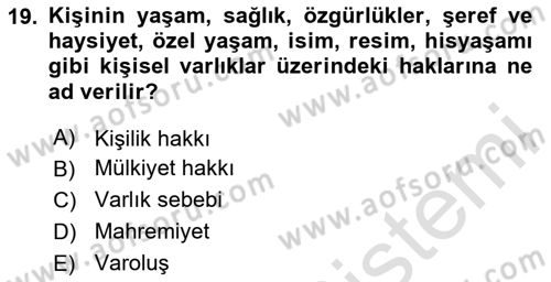 Haber Toplama Teknikleri Dersi 2023 - 2024 Yılı Yaz Okulu Sınav Soruları 19. Soru