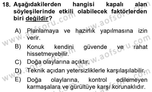Haber Toplama Teknikleri Dersi 2024 - 2025 Yılı (Vize) Ara Sınav Soruları 18. Soru