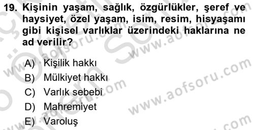 Haber Toplama Teknikleri Dersi Dönem Sonu Sınavı Deneme Sınav Soruları 19. Soru