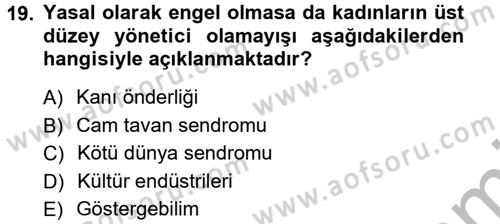 Medya ve İletişim Dersi Ara Sınavı Deneme Sınav Soruları 19. Soru