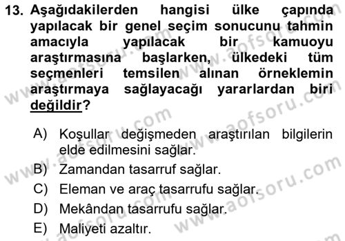 Medya ve İletişim Dersi 2021 - 2022 Yılı Yaz Okulu Sınav Soruları 13. Soru