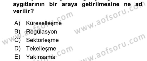 Medya ve İletişim Dersi 2021 - 2022 Yılı Yaz Okulu Sınav Soruları 17. Soru