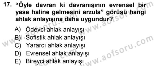 Haber Yazma Teknikleri Dersi 2012 - 2013 Yılı (Final) Dönem Sonu Sınavı 17. Soru