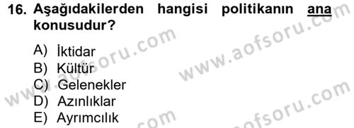 Haber Türleri Dersi 2012 - 2013 Yılı (Final) Dönem Sonu Sınav Soruları 16. Soru