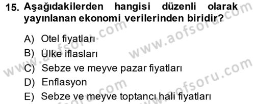 Haber Türleri Dersi 2014 - 2015 Yılı (Vize) Ara Sınav Soruları 15. Soru