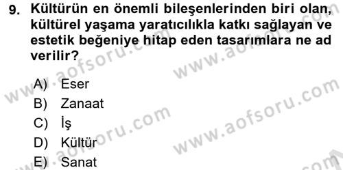 Haber Türleri Dersi 2015 - 2016 Yılı (Final) Dönem Sonu Sınav Soruları 9. Soru