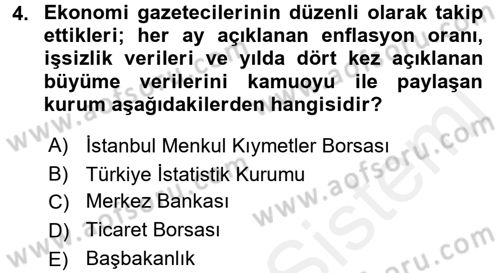 Haber Türleri Dersi 2017 - 2018 Yılı 3 Ders Sınav Soruları 4. Soru