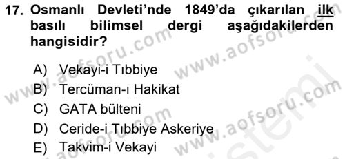 Haber Türleri Dersi 2018 - 2019 Yılı (Final) Dönem Sonu Sınav Soruları 17. Soru