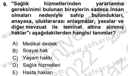 Haber Türleri Dersi 2022 - 2023 Yılı Yaz Okulu Sınav Soruları 9. Soru