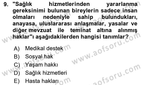 Haber Türleri Dersi 2023 - 2024 Yılı (Final) Dönem Sonu Sınav Soruları 9. Soru