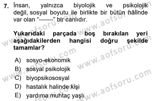 Haber Türleri Dersi 2024 - 2025 Yılı (Final) Dönem Sonu Sınav Soruları 7. Soru