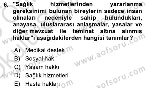 Haber Türleri Dersi 2024 - 2025 Yılı Yaz Okulu Sınav Soruları 6. Soru