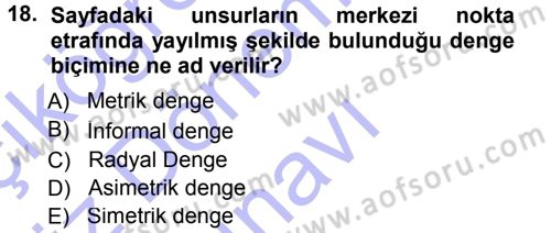 İnternet Yayıncılığı Dersi 2012 - 2013 Yılı (Final) Dönem Sonu Sınav Soruları 18. Soru