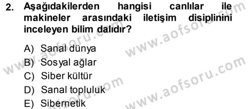 İnternet Yayıncılığı Dersi 2013 - 2014 Yılı (Final) Dönem Sonu Sınav Soruları 2. Soru