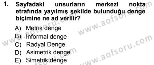 İnternet Yayıncılığı Dersi 2014 - 2015 Yılı Tek Ders Sınav Soruları 1. Soru