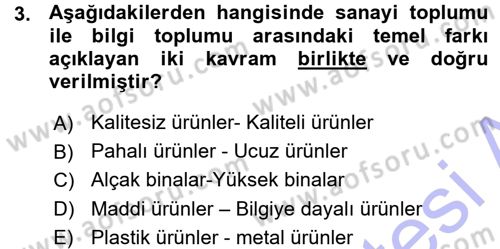 İnternet Yayıncılığı Dersi Ara Sınavı Deneme Sınav Soruları 3. Soru