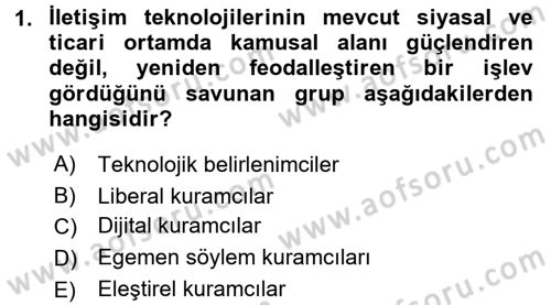 İnternet Yayıncılığı Dersi 2016 - 2017 Yılı 3 Ders Sınav Soruları 1. Soru