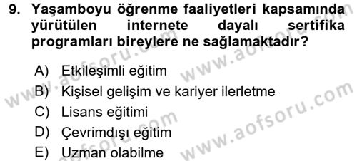 İnternet Yayıncılığı Dersi 2016 - 2017 Yılı (Final) Dönem Sonu Sınav Soruları 9. Soru