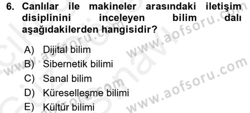 İnternet Yayıncılığı Dersi 2017 - 2018 Yılı (Final) Dönem Sonu Sınav Soruları 6. Soru