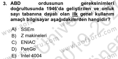 İnternet Yayıncılığı Dersi 2019 - 2020 Yılı (Final) Dönem Sonu Sınav Soruları 3. Soru