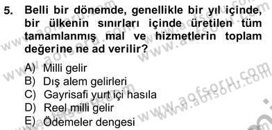 Medya Ekonomisi ve İşletmeciliği Dersi 2012 - 2013 Yılı (Vize) Ara Sınav Soruları 5. Soru