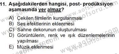 Medya Ekonomisi ve İşletmeciliği Dersi 2012 - 2013 Yılı (Final) Dönem Sonu Sınav Soruları 11. Soru