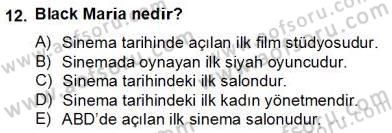 Medya Ekonomisi ve İşletmeciliği Dersi 2012 - 2013 Yılı (Final) Dönem Sonu Sınavı 12. Soru