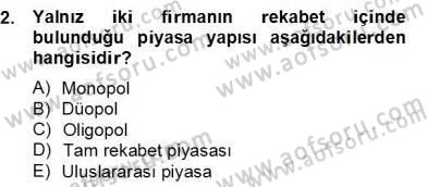Medya Ekonomisi ve İşletmeciliği Dersi 2012 - 2013 Yılı (Final) Dönem Sonu Sınav Soruları 2. Soru
